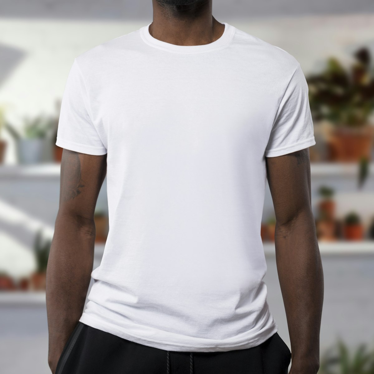 V7Ppxxs Men's Classic Crew Neck T-Shirt — Soft Cotton Everyday Tee